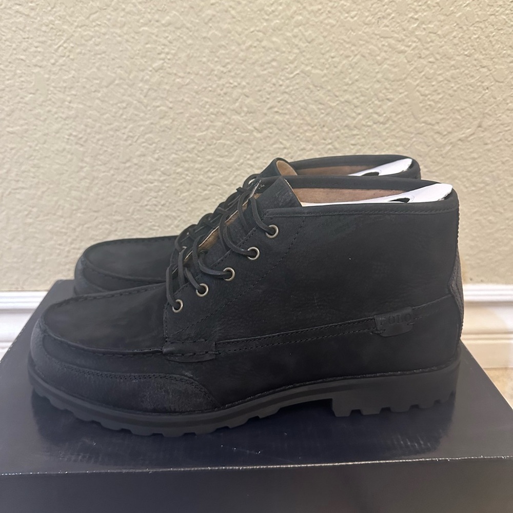 Polo Ralph Lauren Men’s Waterton black suede boots  multiple size available